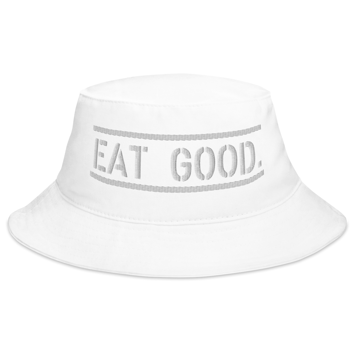 EG Bucket Hat White